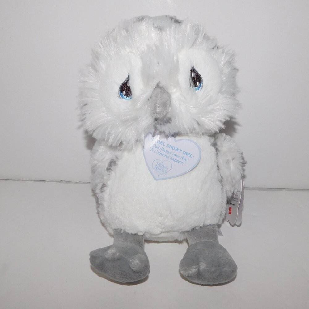 Aurora Precious Moments 2017 Nigel Snow Owly 8" Plush Stuffed Toy New w Tag